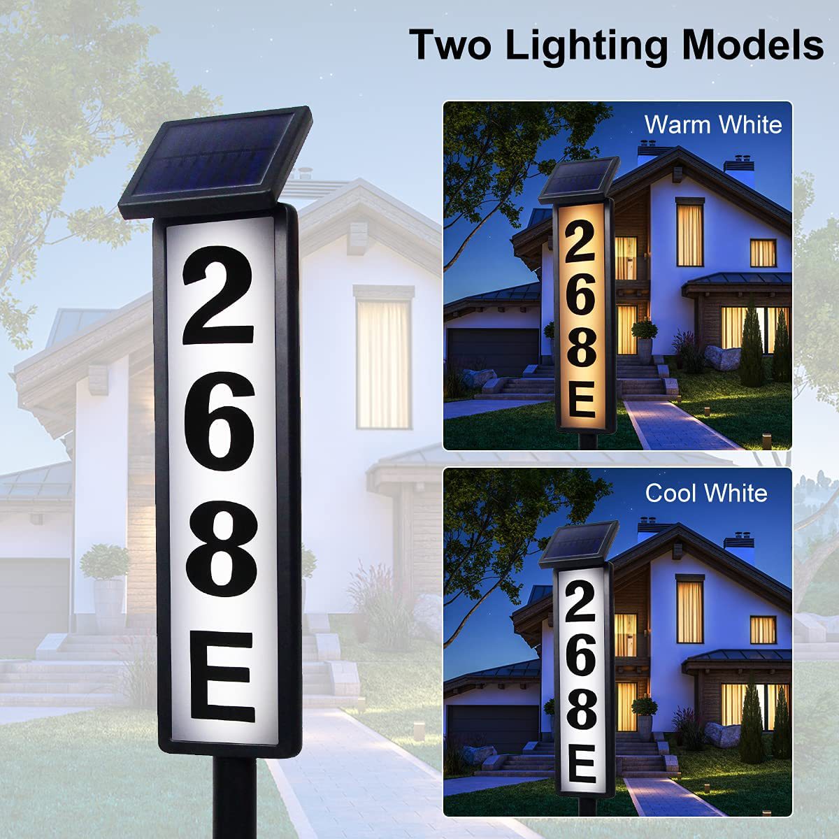 Smart Garden Gate - Solarne lampki do oznaczania drzwi, lampki