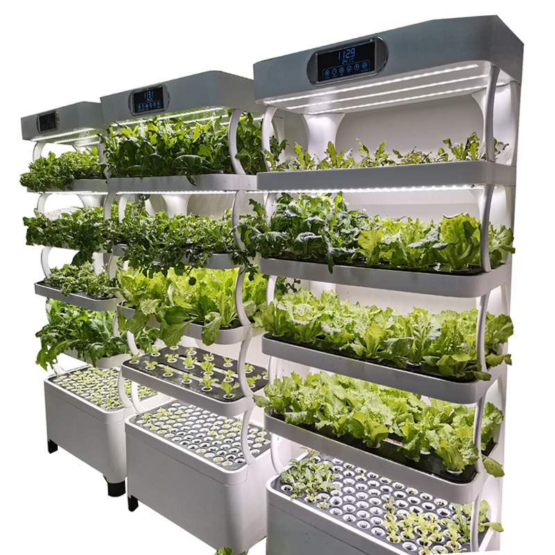 Smart Garden Indoor - Inteligentny, niskobudżetowy, wewnętrzny, pionowy ogród hydroponiczny,
