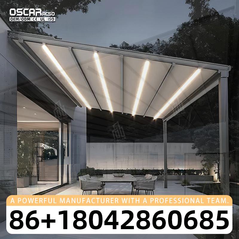 Smart Garden Electric Pergola - Elektryczna, automatyczna markiza przesuwna na zewnątrz