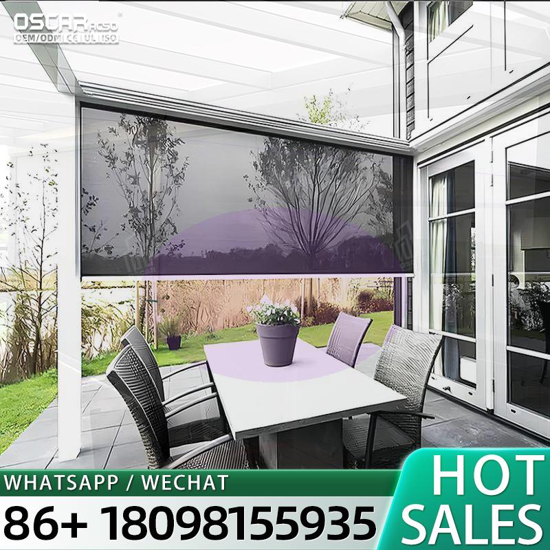 Smart Garden Electric Pergola - Aluminiowa pergola ścienna z dachem z