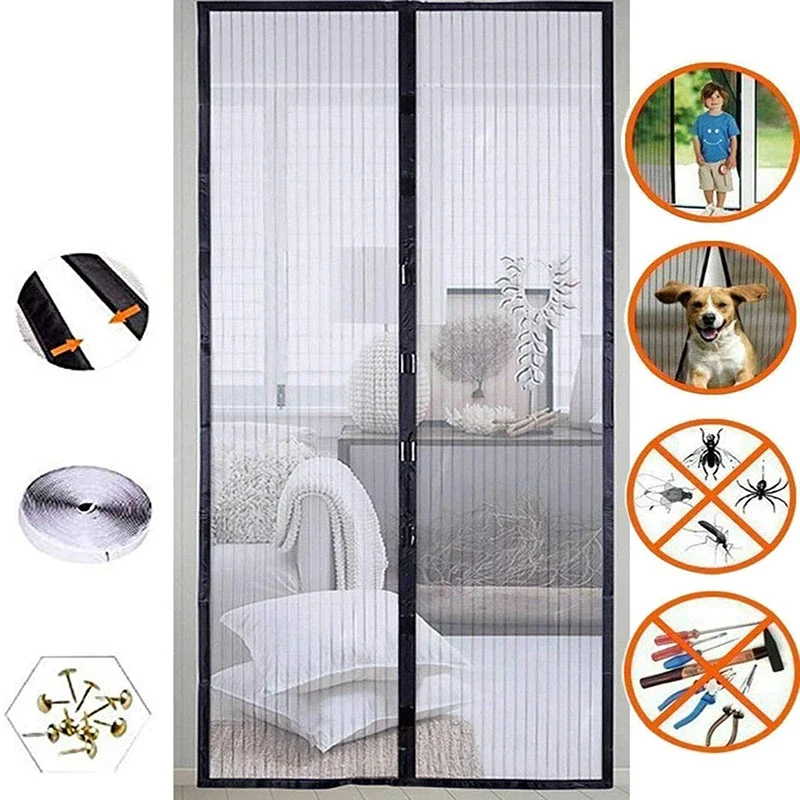 Smart Garden Gate - Magnetyczna moskitiera do drzwi 80/90/100 Cms