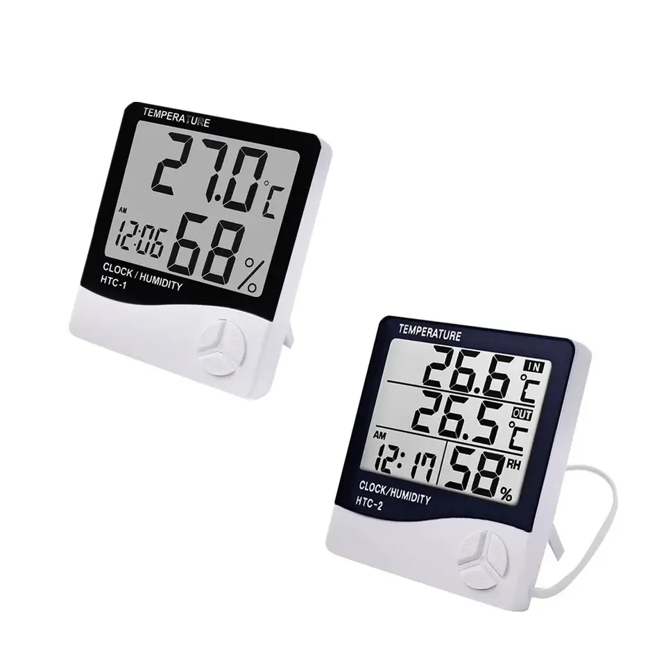 Garden Weather Station - Wewnętrzny cyfrowy termometr i higrometr LCD,
