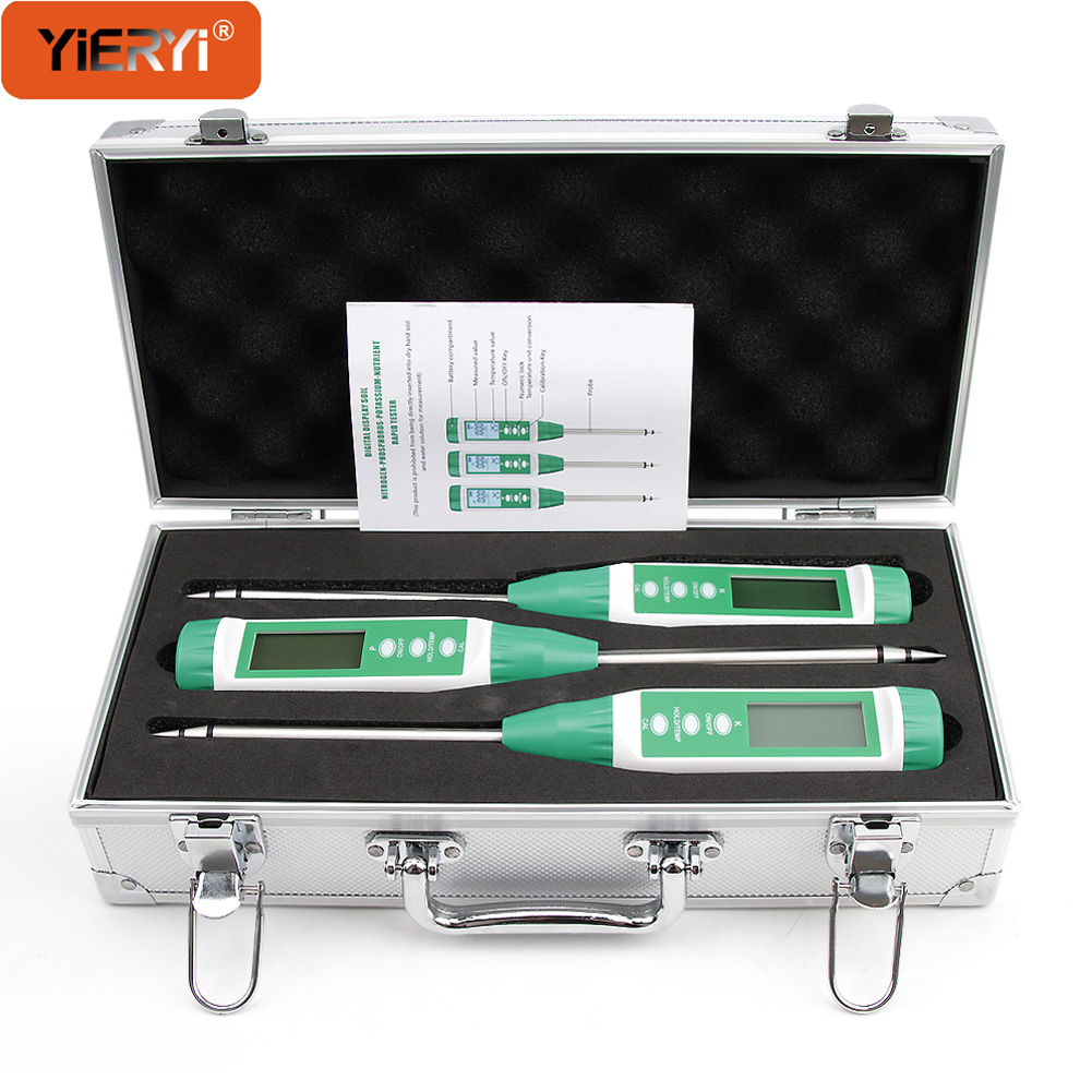 Soil Test Digital - Zestaw do testowania gleby Yieryi Miernik