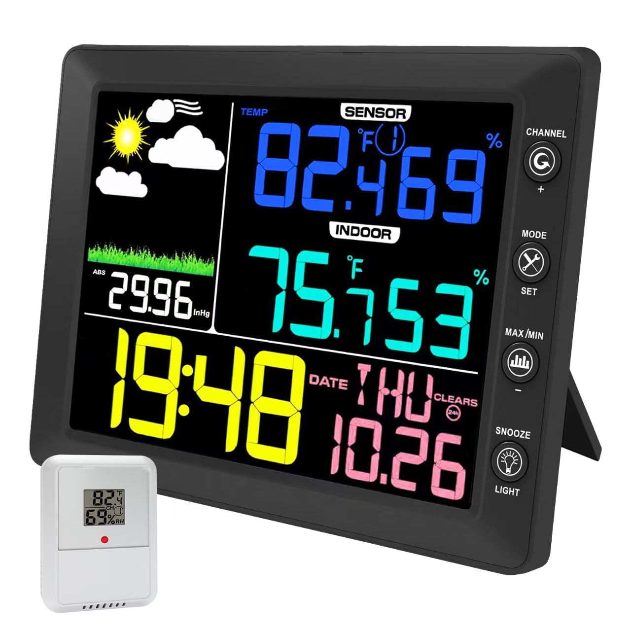 Garden Weather Station - Bezprzewodowa stacja pogodowa z czujnikiem zewnętrznym