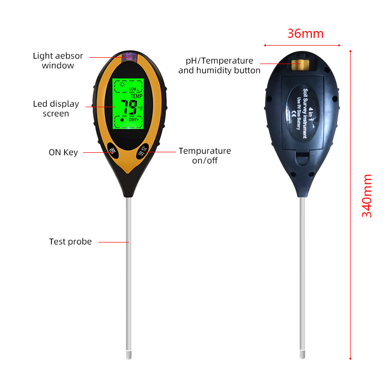 Miernik pH gleby Tester gleby  – Soil Test Digital recenzja i cena
