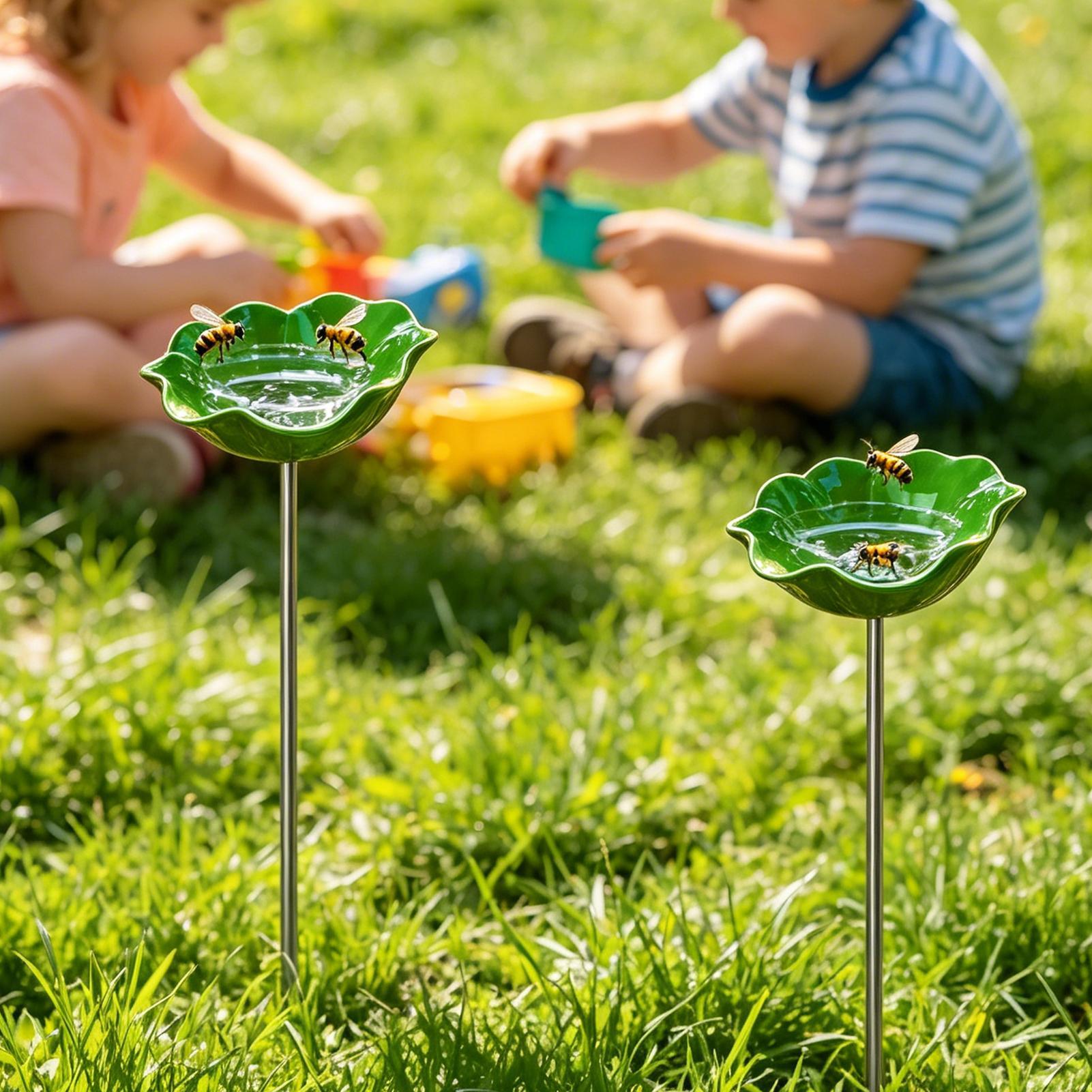 Metalowa karmnica dla pszczół, – Garden Weather Station recenzja i cena