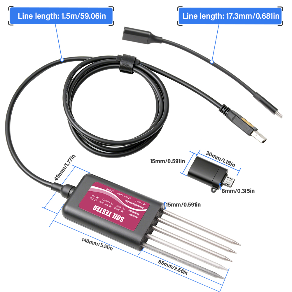 Inteligentny tester gleby 8w1: – Soil Test Digital recenzja i cena