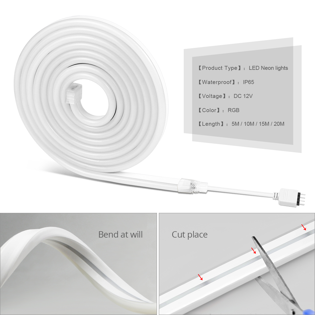 Tuya Smart Life 12V RGB Neon L – Smart Garden Youtube recenzja i cena