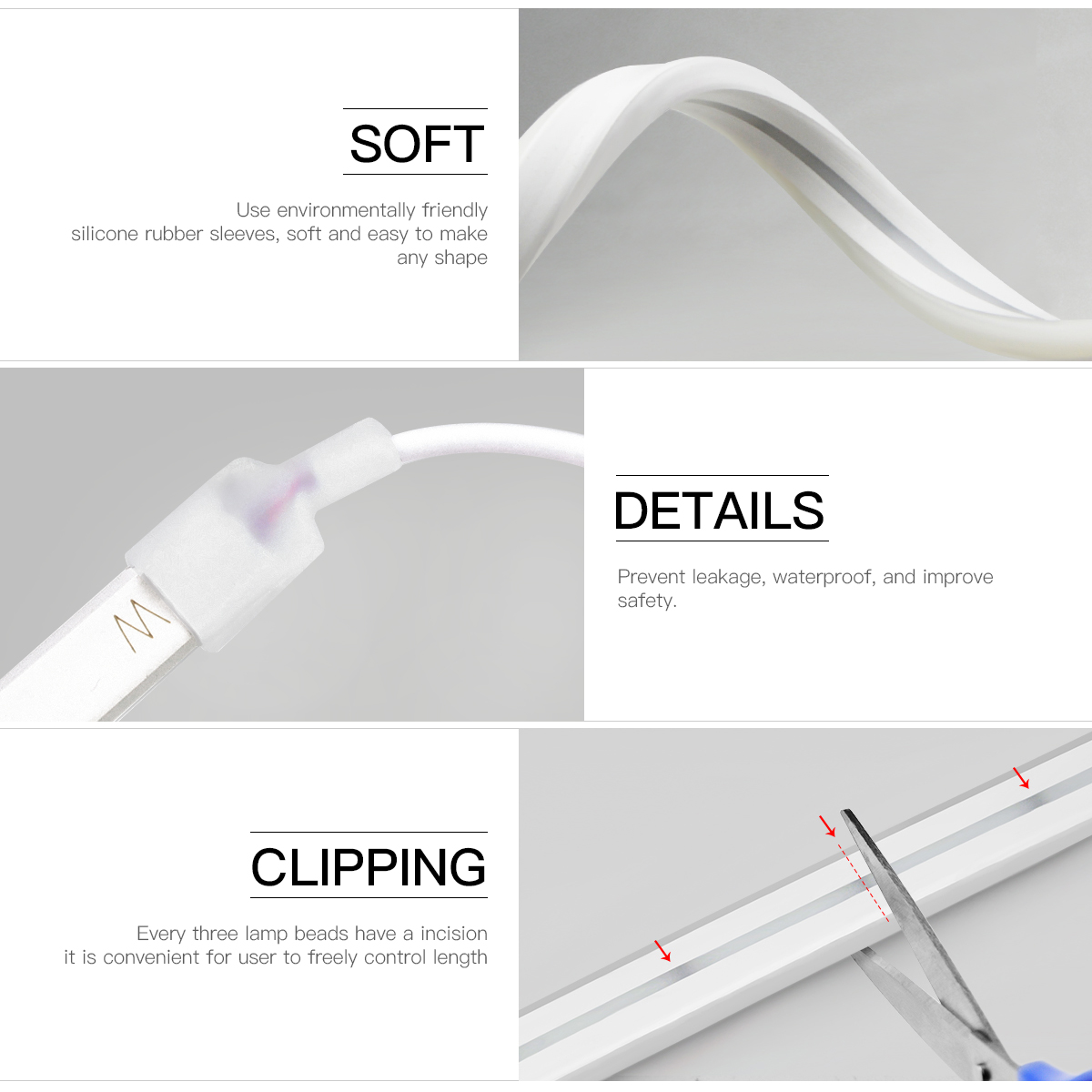 Taśma neonowa LED DC 5V USB Tu – Smart Garden Youtube recenzja i cena