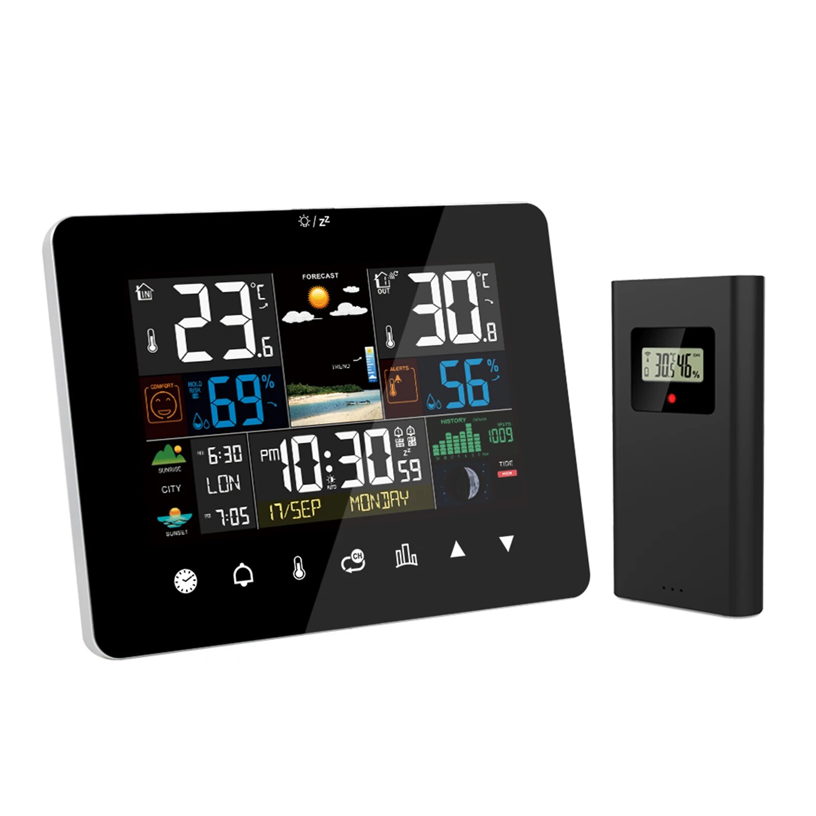 FJ3362G Stacja pogodowa Budzik – Garden Weather Station recenzja i cena