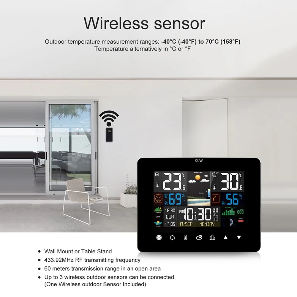 FJ3362G Stacja pogodowa Budzik – Garden Weather Station recenzja i cena