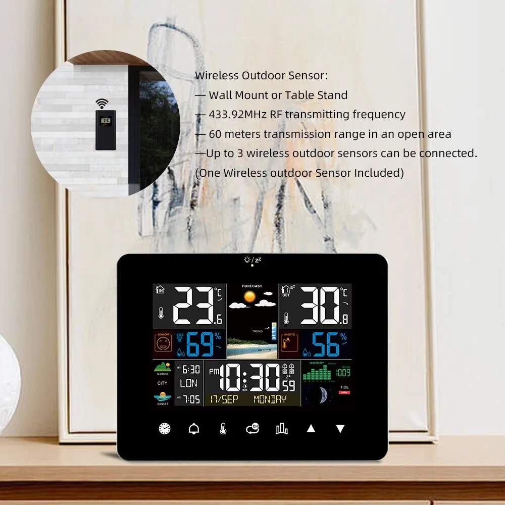 FJ3362G Stacja pogodowa Budzik – Garden Weather Station recenzja i cena