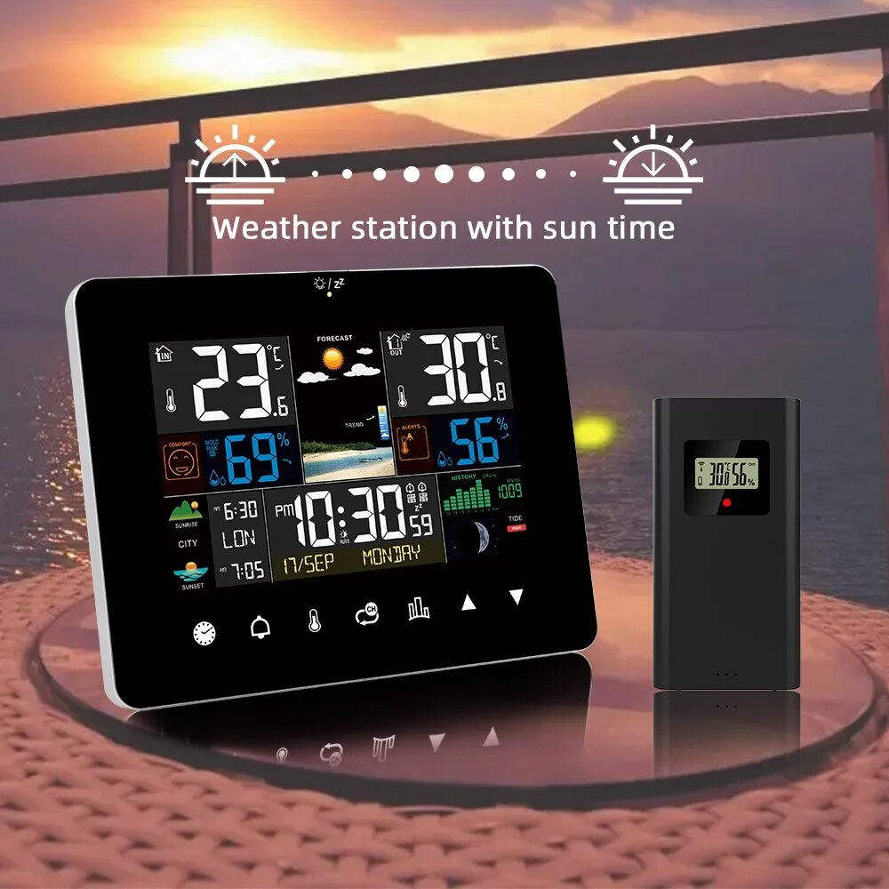 FJ3362G Stacja pogodowa Budzik – Garden Weather Station recenzja i cena