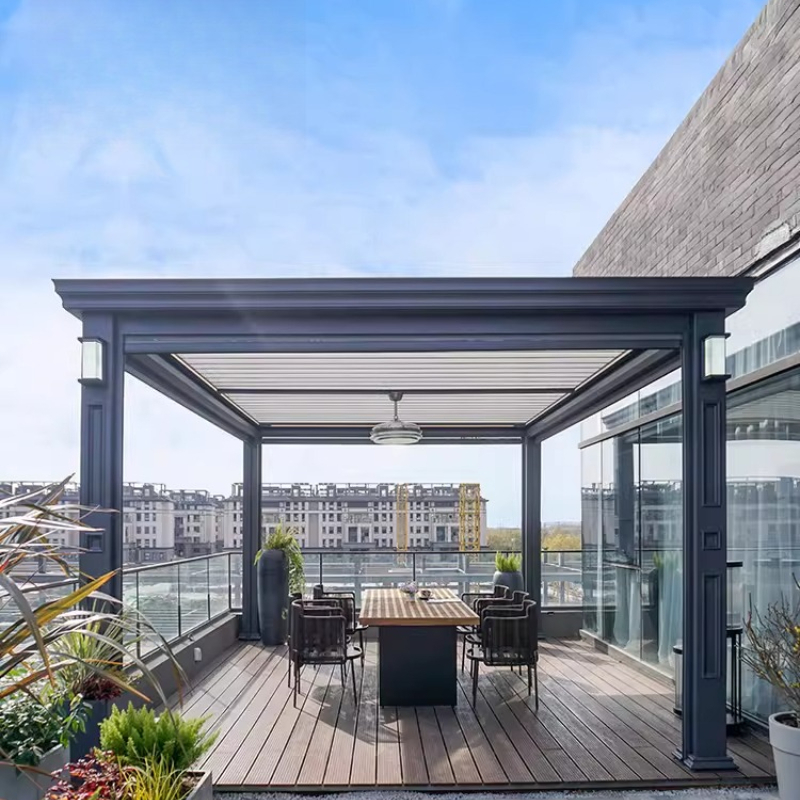 Elektryczna pergola z żaluzjam – Smart Garden Electric Pergola recenzja i cena