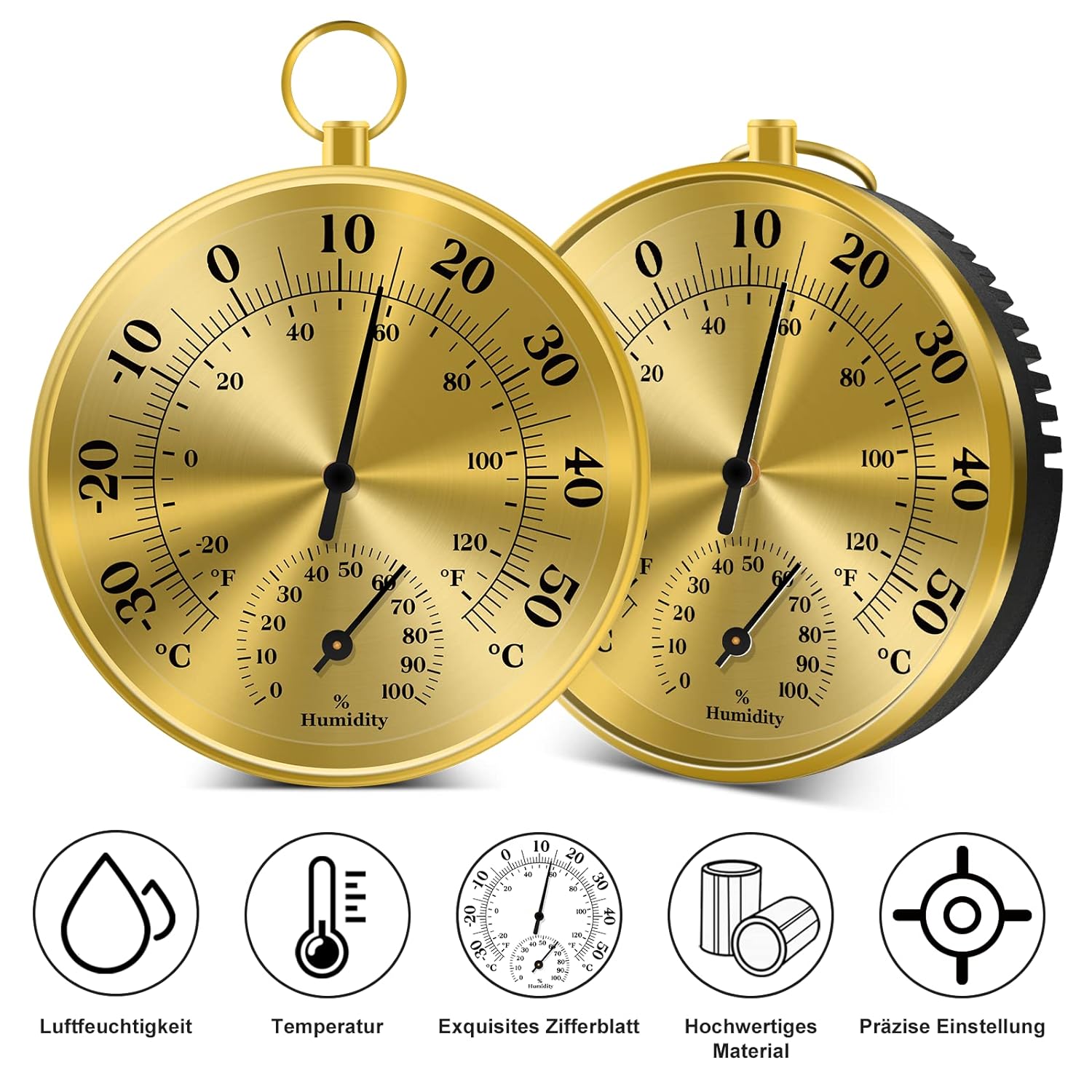 10CM termometr ścienny higrome – Garden Weather Station recenzja i cena