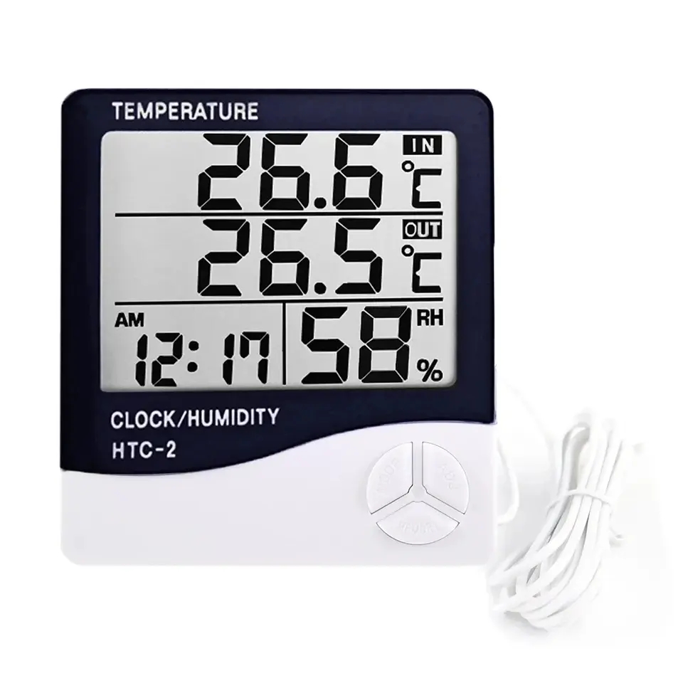 Wewnętrzny cyfrowy termometr i – Garden Weather Station recenzja i cena